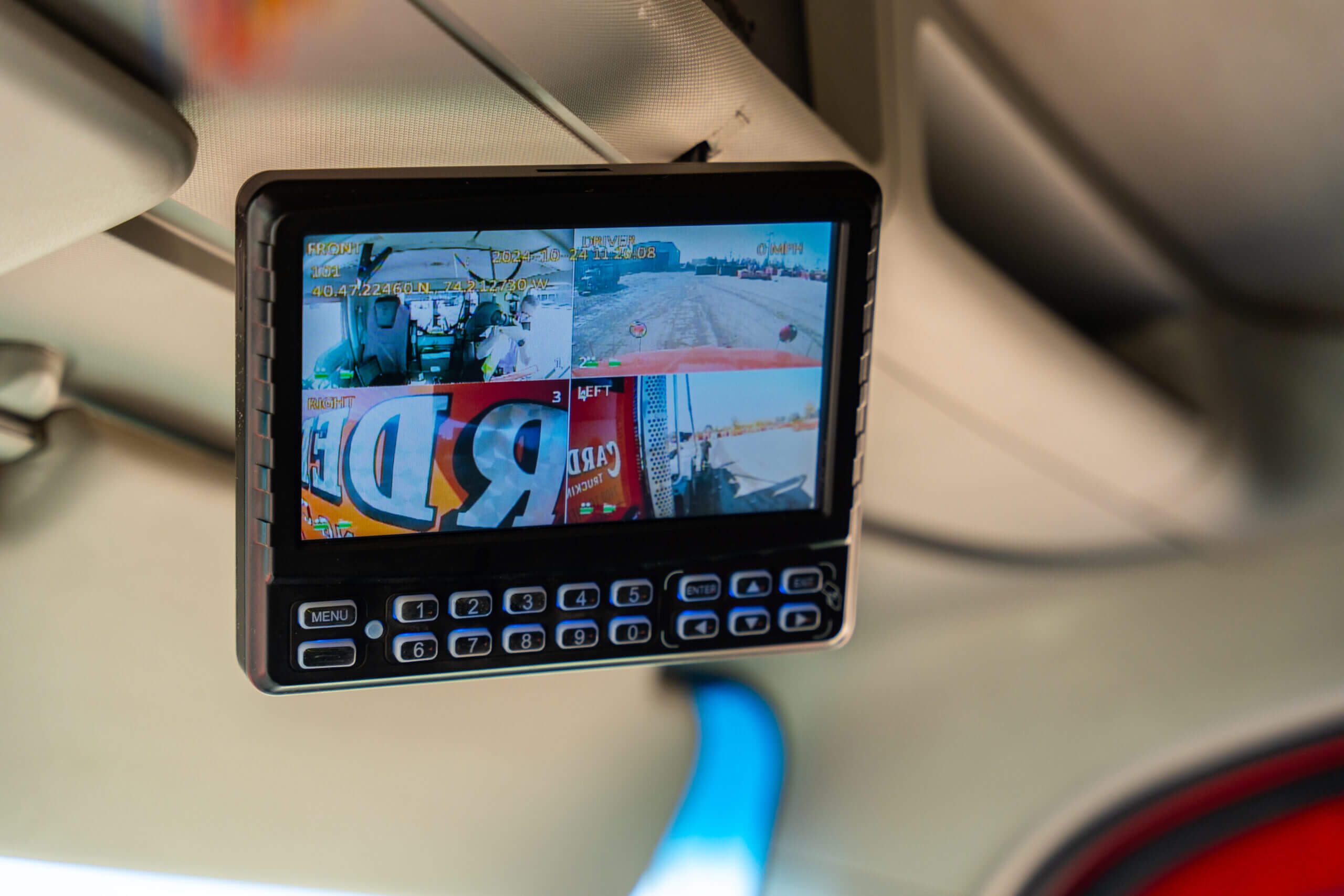 Cardella uses back-up cameras for safety